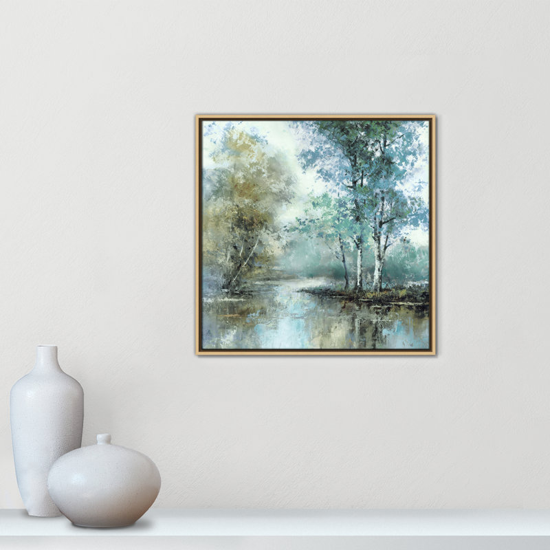 Spring's Grace I - Square Version Print par T.C. Chiu, H 25,5 po x l 25,5 po, Naturel