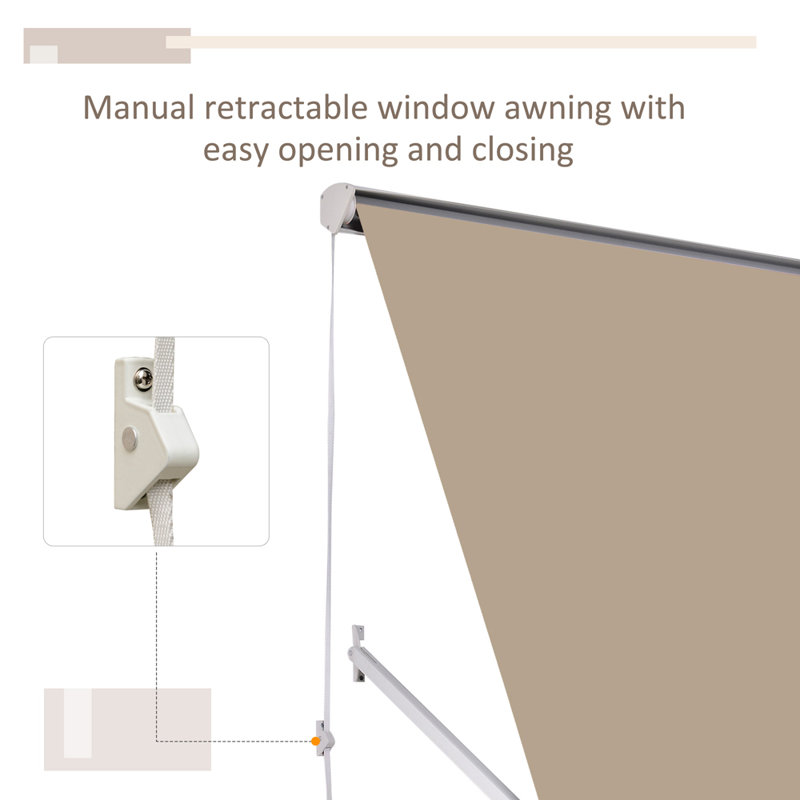 Window Awning, Cream White