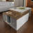 Madison Floor Shelf Coffee Table with Storage