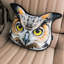 Coussin de tête de voiture mignon avec tête d'animal pour la conduite avec sangle