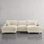 Canapé modulaire réversible 3 pièces rembourré en flanelle de fourrure de lapin avec canapé modulaire et coussins 3 pièces-1045924589