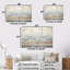 «Beige Blue Ocean Storm», ensemble d'art mural formes abstraites-107767151-107767153
