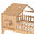 House Loft Bed with Slide and Playhouse Design, Star Moon-shaped Cutouts, LED Lights, No Box Spring Needed-538743517-538743519