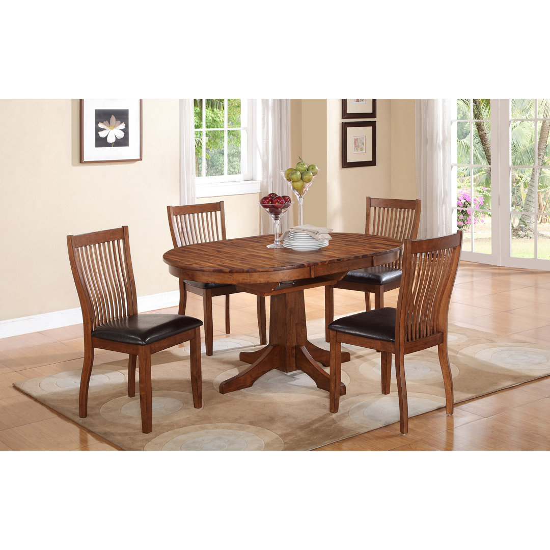 Jaymien 20'' H Faux Leather Upholstered Side Chair (Set of 2) Loon Peak®