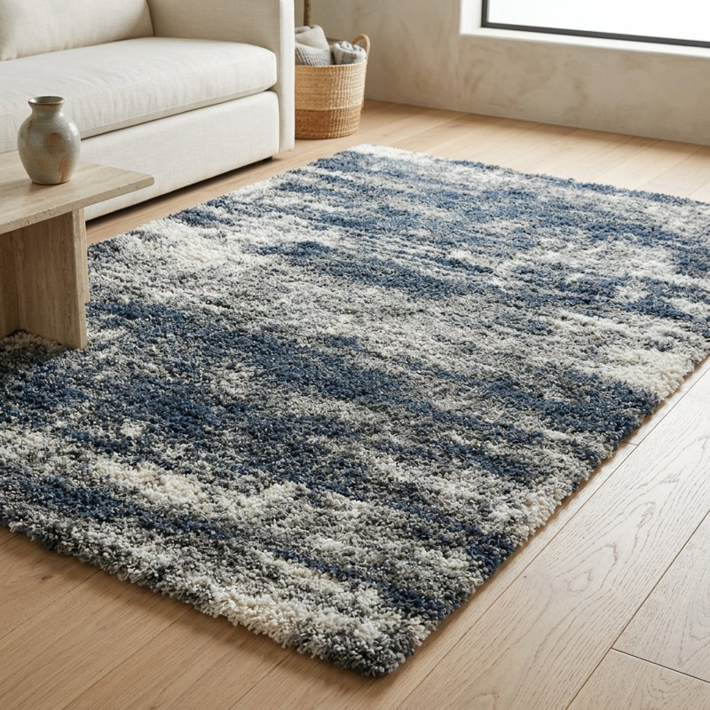 Alban Performance Abstract Indoor Rug, Rectangle 6'6" x 9'6"