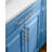 Trellis Collection Appliance Pull - 18" Center to Center Cabinet Pull Brushed Golden Brass- Traditional Hardware for Drawers & Cabinets-122610208-122610222