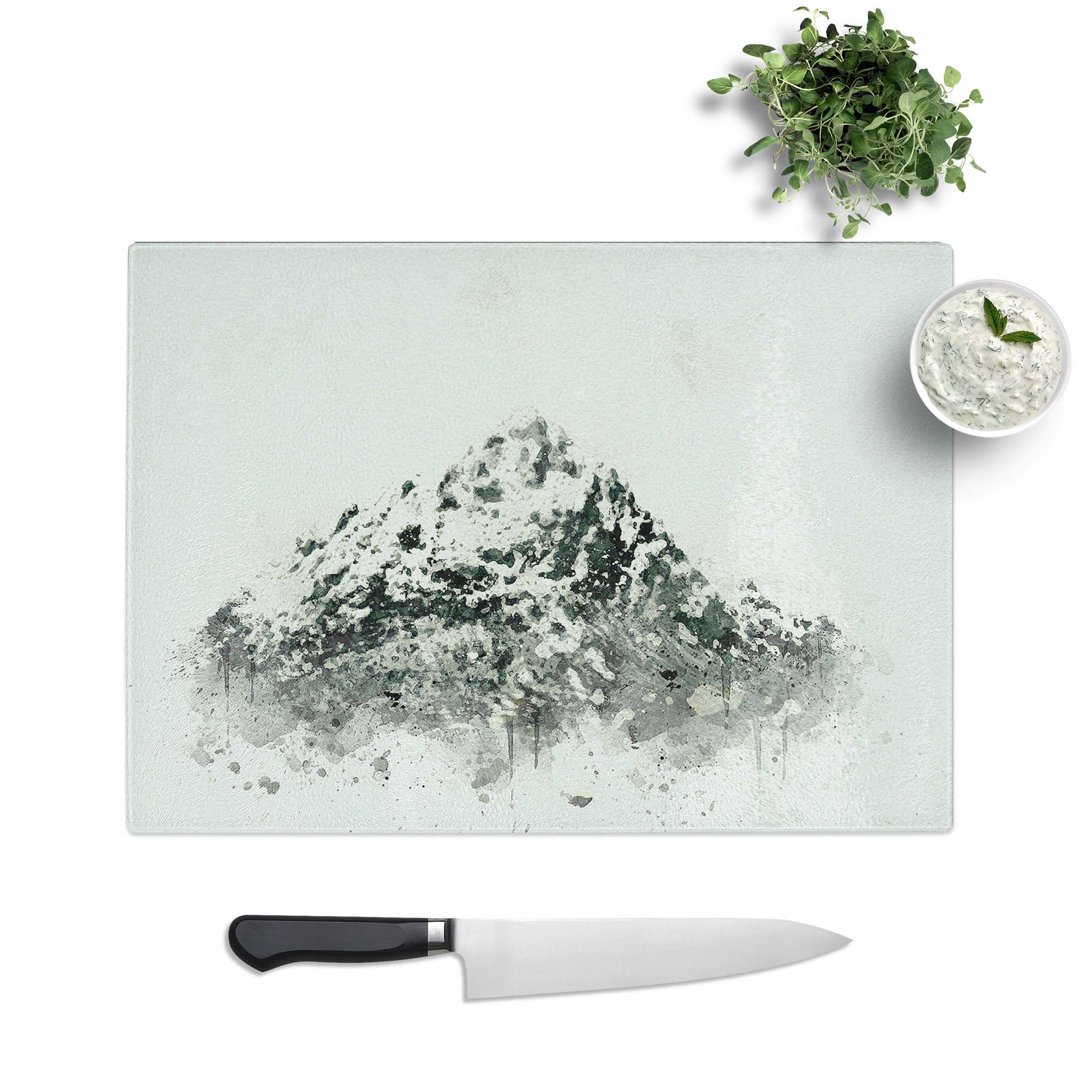 Glass Mountain in Scotland in Abstract Chopping Board