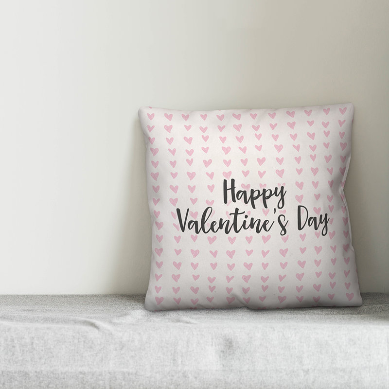  Coussin Happy Happy's Day in Hearts, Housse de coussin