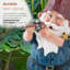 Statue de nain de jardin de chasse avec cour-684186784