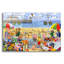 Art mural en verre épique «Alphabet Seaside» par Gale Pitt, 16 po x 12 po-623503990