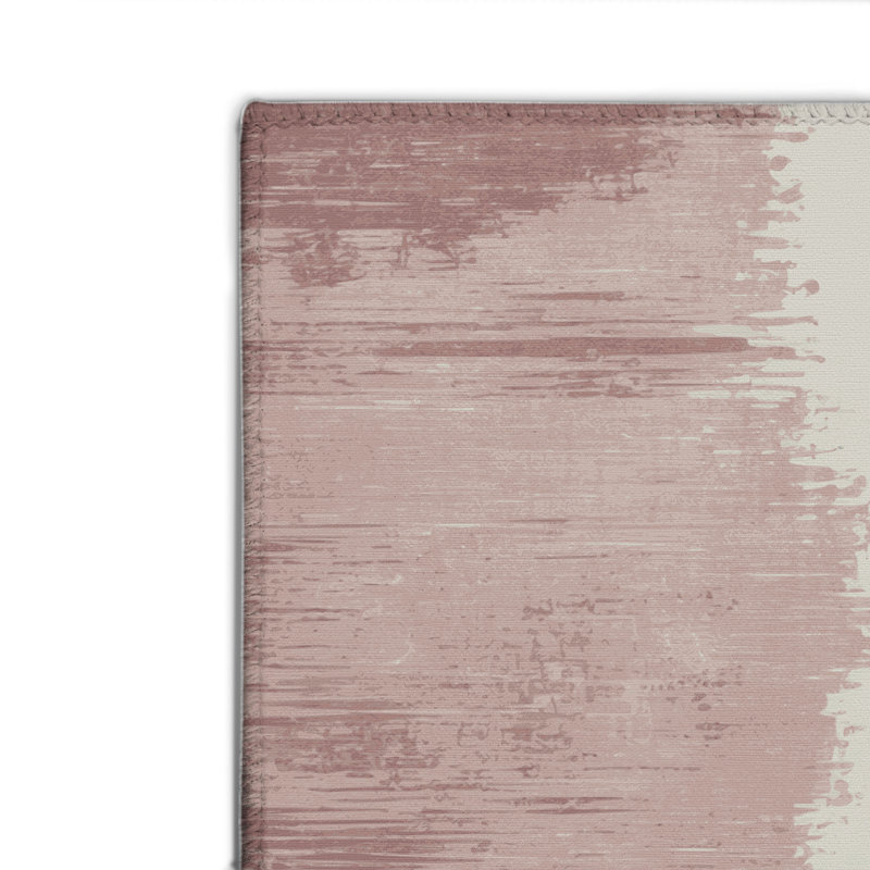 Tapis intérieur et extérieur gris Watercolor, Rectangle 4pi x 6 pi