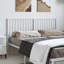 Tête de lit en métal durable Demarrio vidaXL, style moderne-88463531-88463533