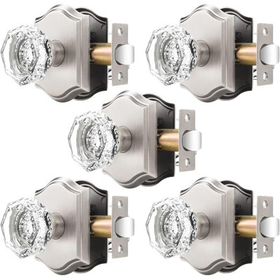 Boutons de porte en cristal