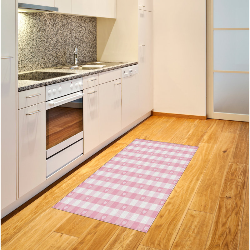 Checkered High Density Long Fiber Poly Threads Decorative Area Rug Carpet, Rectangle 2'7" x 5'