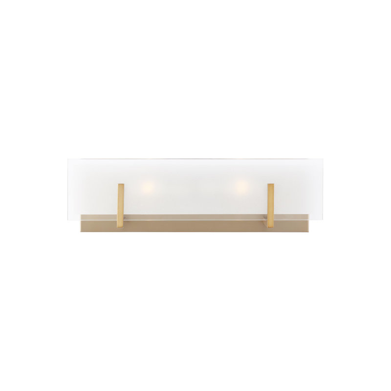 Syll Two Light Wall / Bath from Visual Comfort Studio, No Bulb Included, Satin Brass, 2-Light