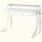 High Gloss 2-Drawer Writing Desk