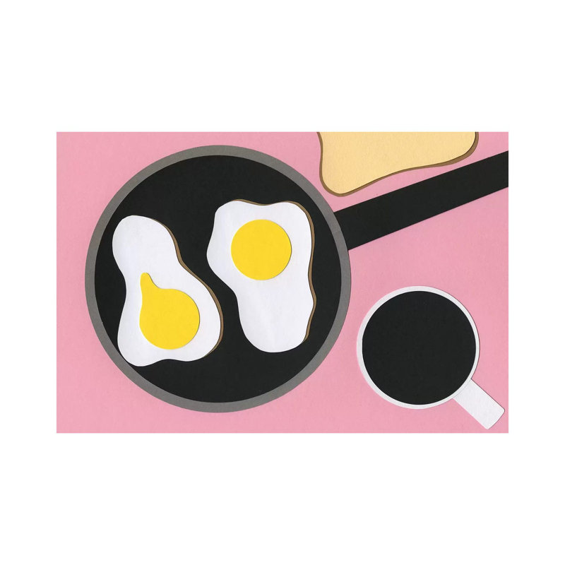 «Mr. D'z Breakfast», reproduction d'art sur toile tendue, H 8 po x l 12 po, Toile tendue, Ne s’applique pas