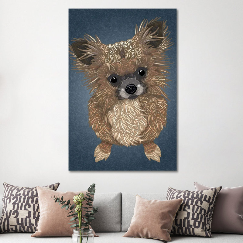 Boo by Angelika Parker - Wrapped Canvas Print, 152.5 cm H x 101.5 cm W