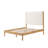 Ardin Solid Wood Bed with Boucle Headboard-1690676284-1690676286