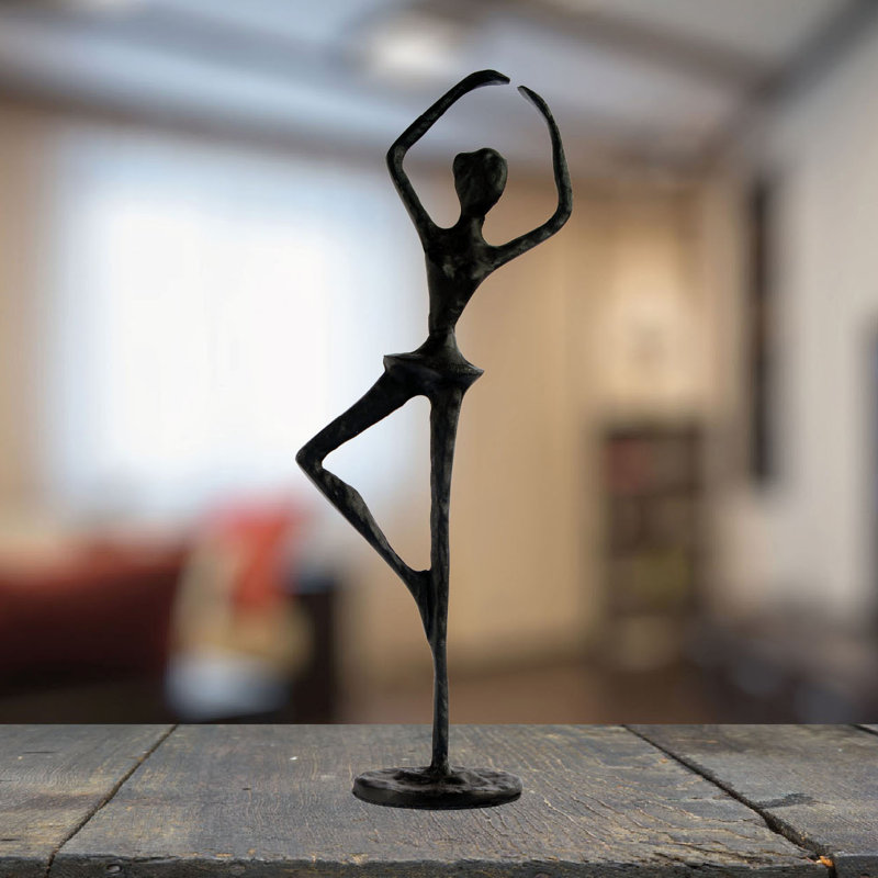 Rocky BALLET GIRL Iron Figurine 25cm, Mocha