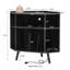 Support de tourne-disque de coin avec station de charge-1648989804