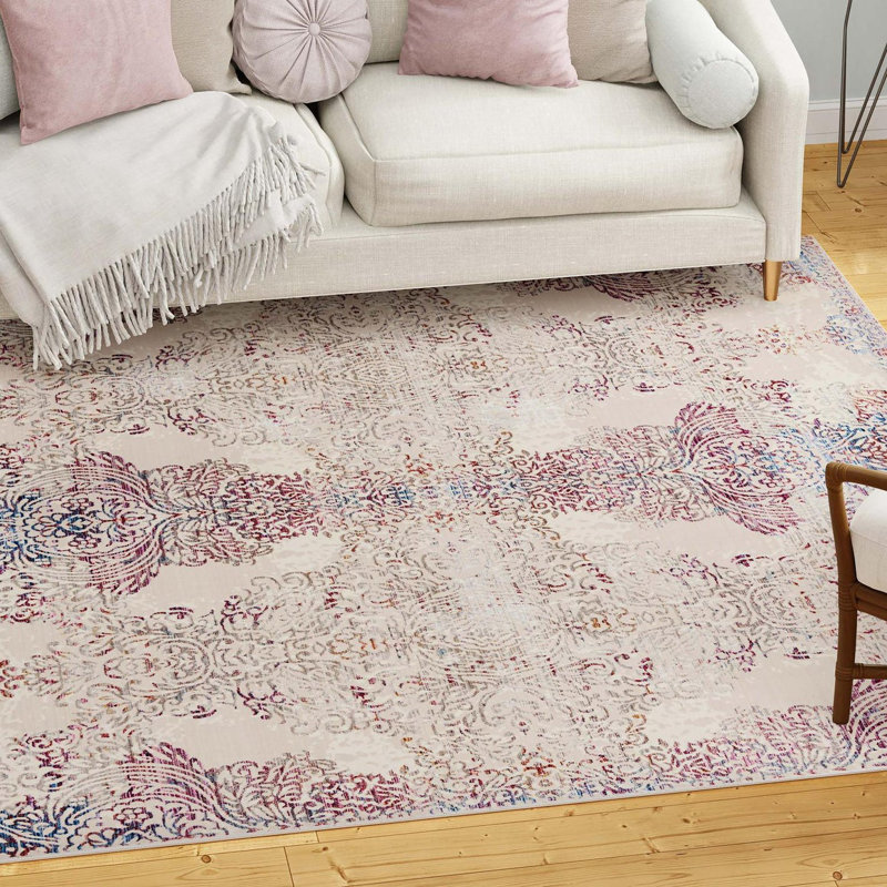 Tapis Bungalow Rose Bungalow Bungalow, Carré 7 pi 10 po