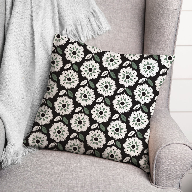 Housse et insert de coussin extérieur Mod, Noir