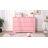 6 Drawer 47.2" W Wood Modern Double Dresser-102507564
