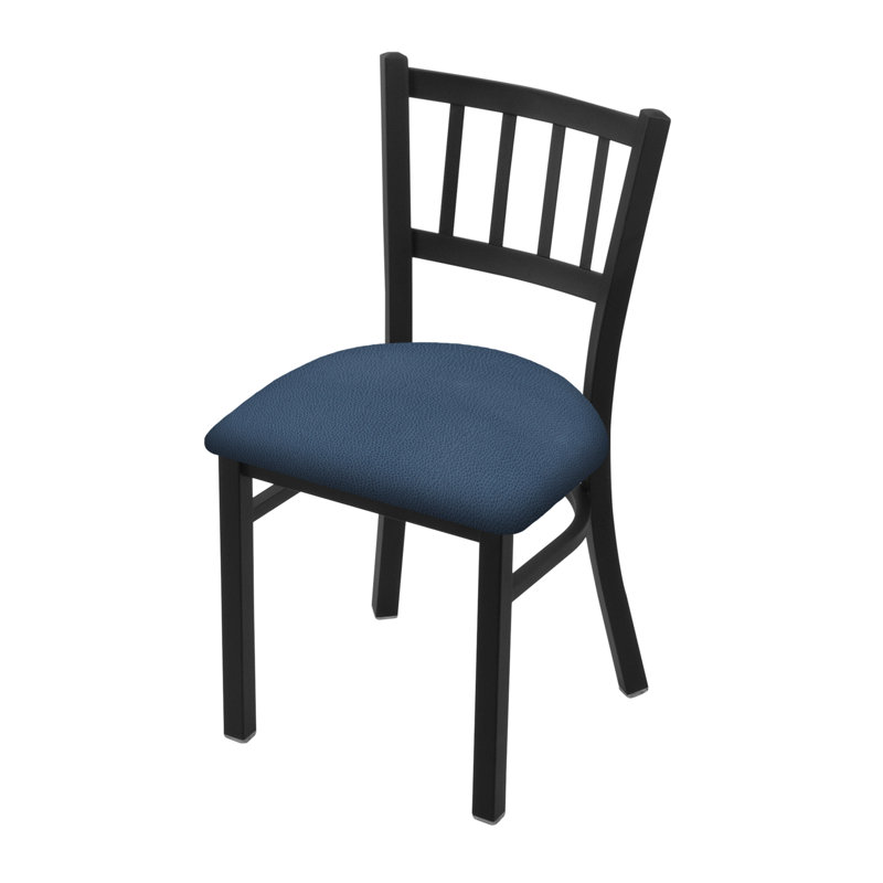 Chaise Contessa 610, Vinyle - Rein Bay, Noir froissé