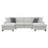 Gray Chaise Sectional