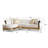 Dikshant 108" Wide Velvet Left Hand Facing Sofa Chaise-1520300734