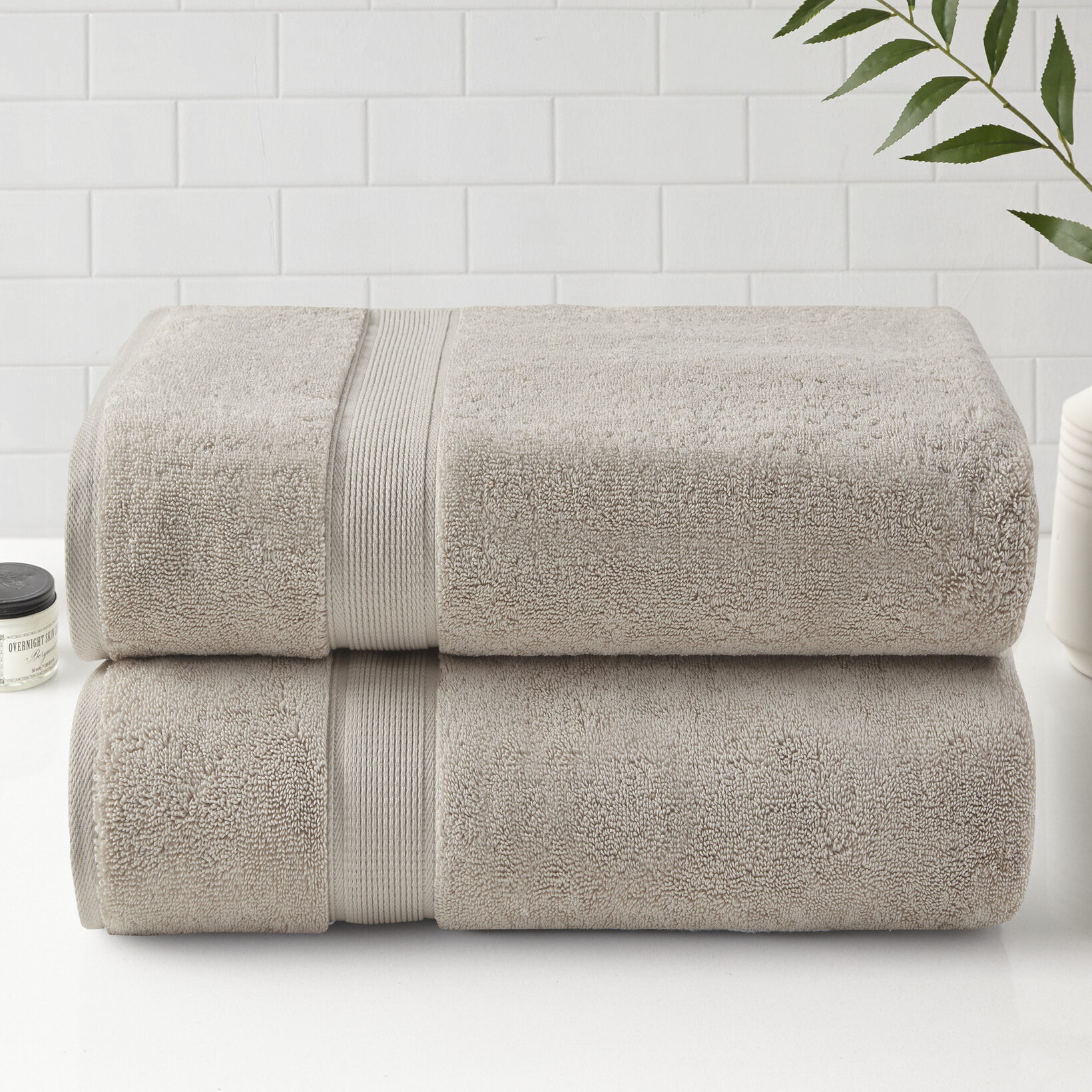 Reviews for MADISON PARK Signature Turkish 6-Piece Natural Cotton Bath Towel  Set
