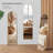 Arched Metal Oversized Full Length Mirrors Wall Mirrors with Stand-1728060874-1728060876