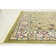 Tapis vert / ivoire Jackson