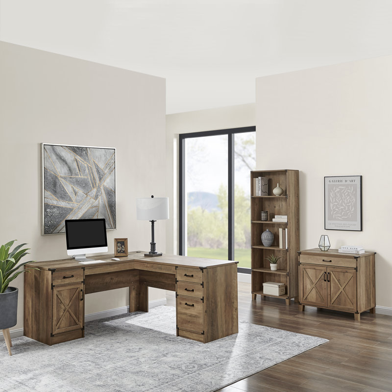 Nguyen 3 Piece Executive Desk Office Set