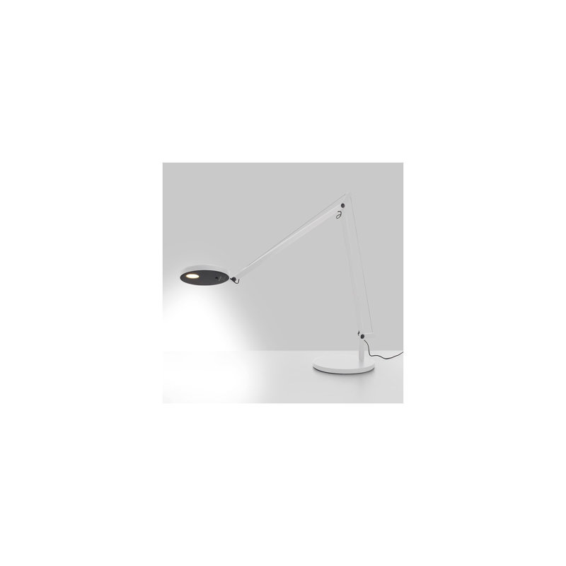 White Adjustable Clip-on LED Desk Lamp