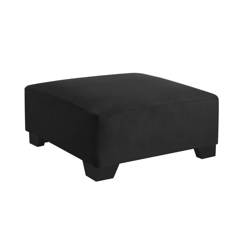Cenko 5 Seater Sofa, Black Velvet