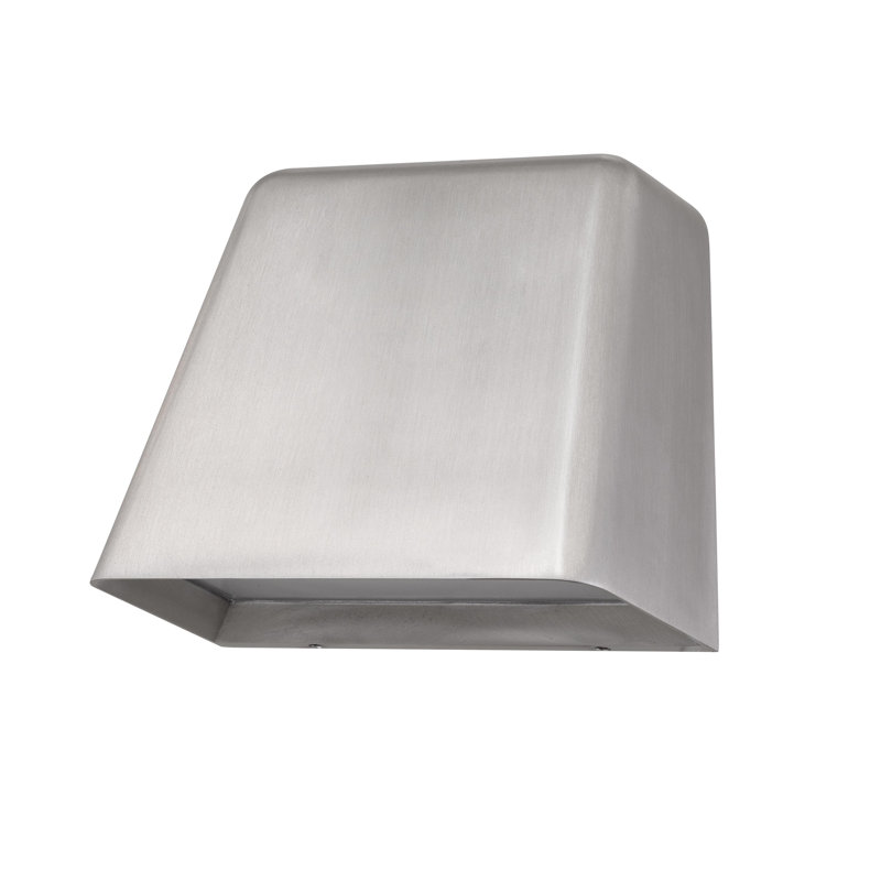 Contemporary Design Brushed Aluminum LED Wall Sconce, Brushed Chrome