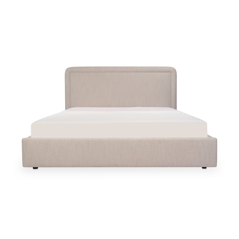 Eyler Queen Storage Bed Flecked Beige, Beige, Queen