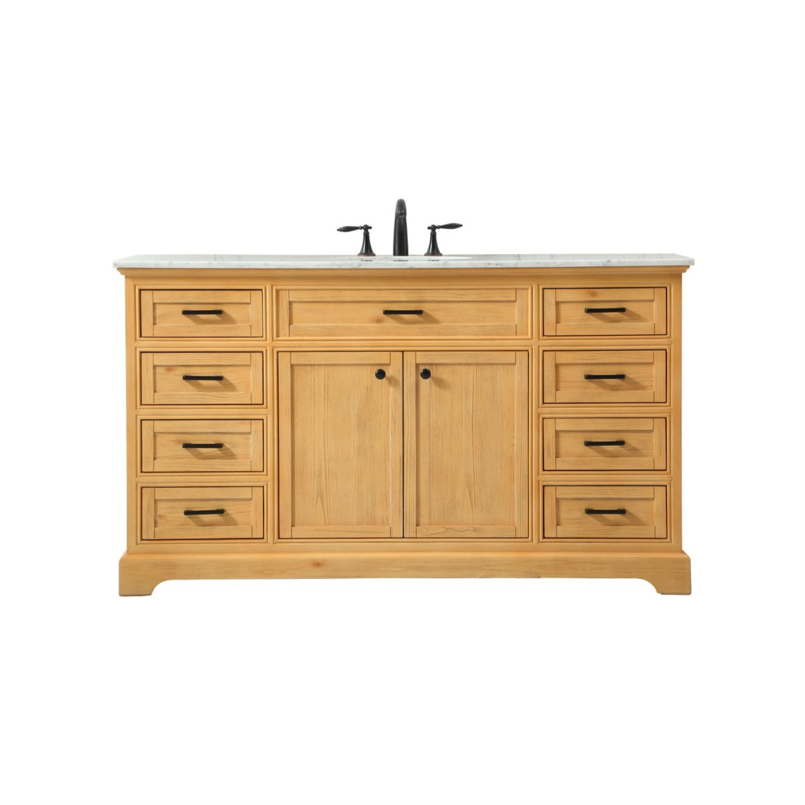 Hermes 60'' Single Bathroom Vanity, Natural