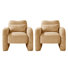 Fauteuil rembourré avec coussin lombaire l 33 po Fidele