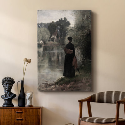 Vintage Portrait Print LXXXVII -Custom Wrapped Gallery Cavas