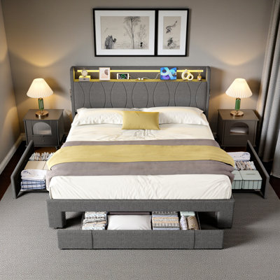 Upholstered Storage Bed