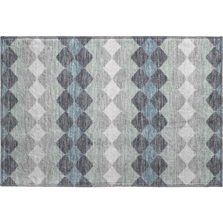 Premium Machine Washable Laclede AMF1007 Geometric Rug