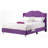 Transitional Upholstered Full Bed