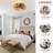 19.69" Blades Classic Caged Ceiling Fan With Remote Control And Light Kit Included