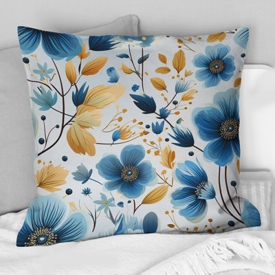 Coussin Watercolor Whimsy - Floral Melody II