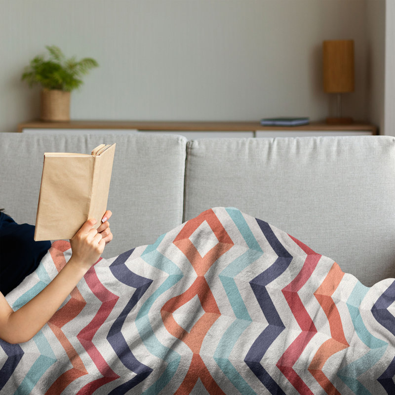 Hand Woven Throw Blanket, 50" x 60"