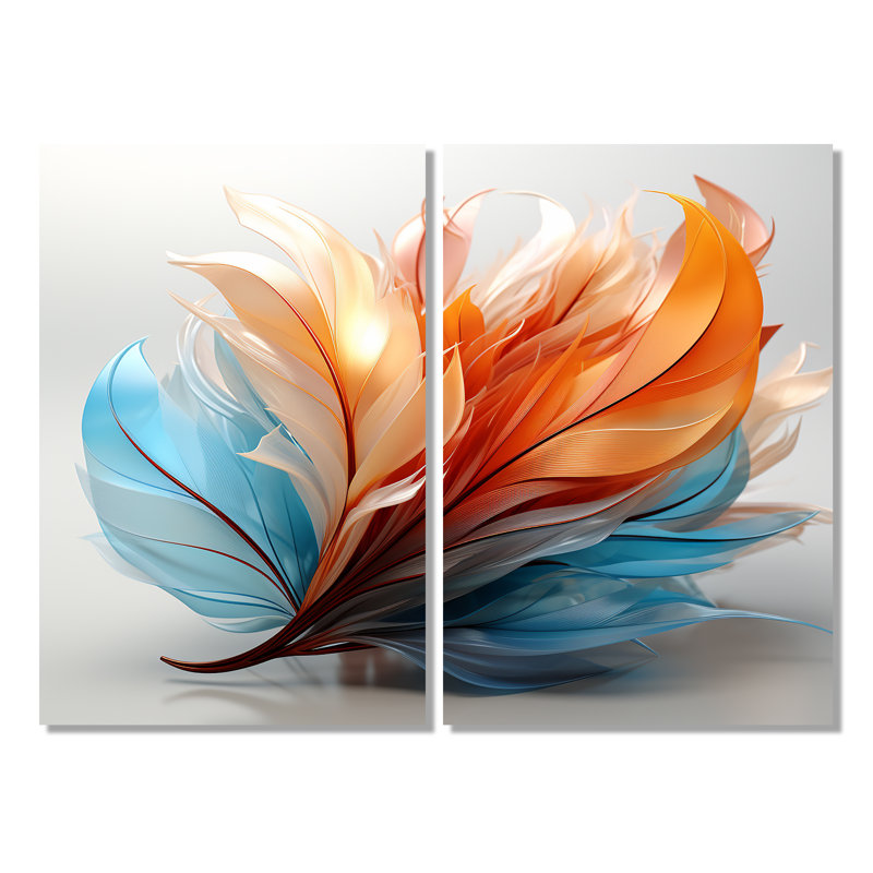 Ines - art mural moderne, Wrapped Canvas, Does Not Apply, 36" H x 48" W
