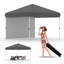 3 m x 3 m Pop-Up Gazebo with 1 Sidewall – Waterproof Instant Event Shelter, Height-Adjustable CenterLok One-Push Setup for Parties, Camping, Markets-130830591
